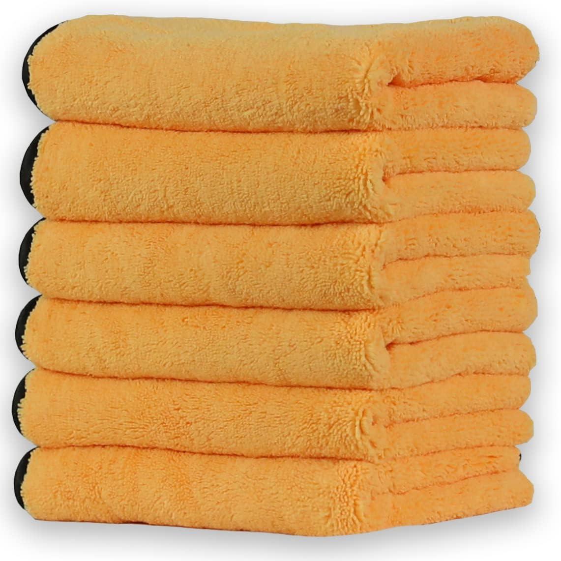 imageSimple Houseware Professional Grade Microfiber Towels for Car 16 x 24 6 Pack 440 GSM6 Pack 16 x 24