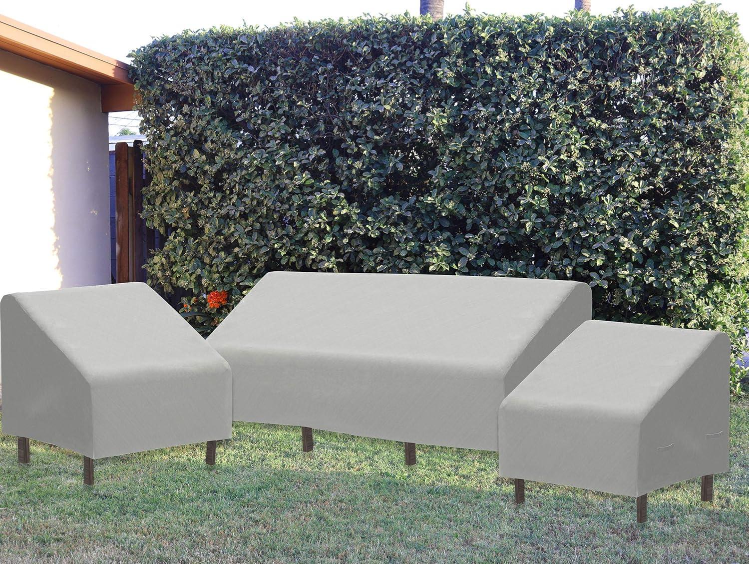 imageSimple Houseware 3Seater Patio Sofa Cover Waterproof 600D Heavy Duty 79 x 38 x 29 Inch3Seater Cover